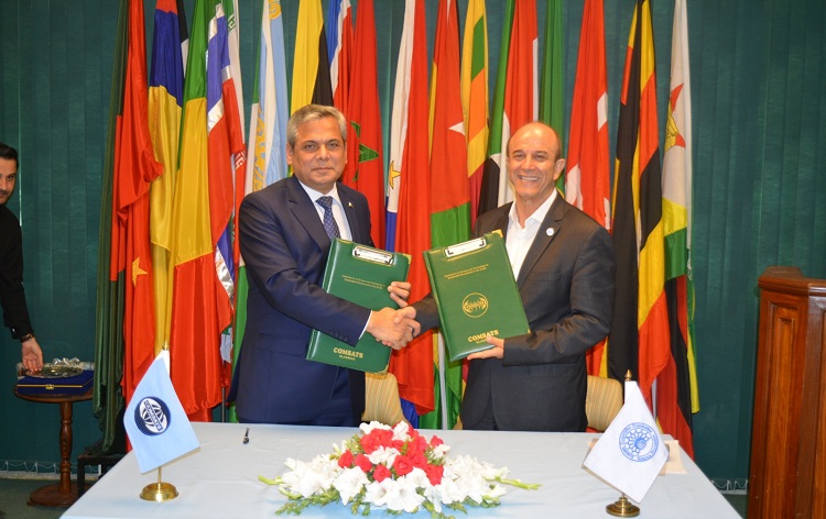 ECOSF and COMSATS signed a Memorandum of Understanding for mutual cooperation in STI in ECO region